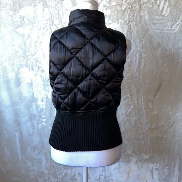 ✅black Guess Bomber Vest Jacket - Picture 4 of 5